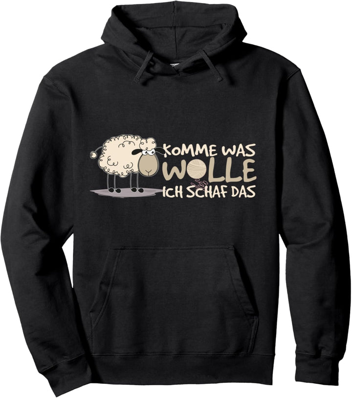 Komme Was Wolle Ich Schaf Das Schäfchen Pullover Hoodie