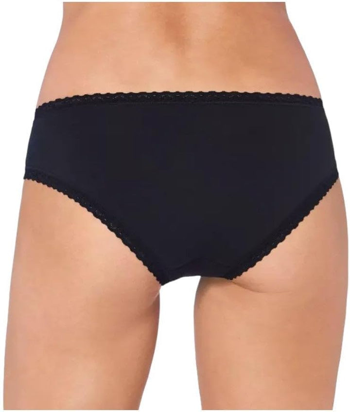 sloggi Damen 24/7 Cotton Lace Hipster C3P Briefs 36 Schwarz, 36 Schwarz