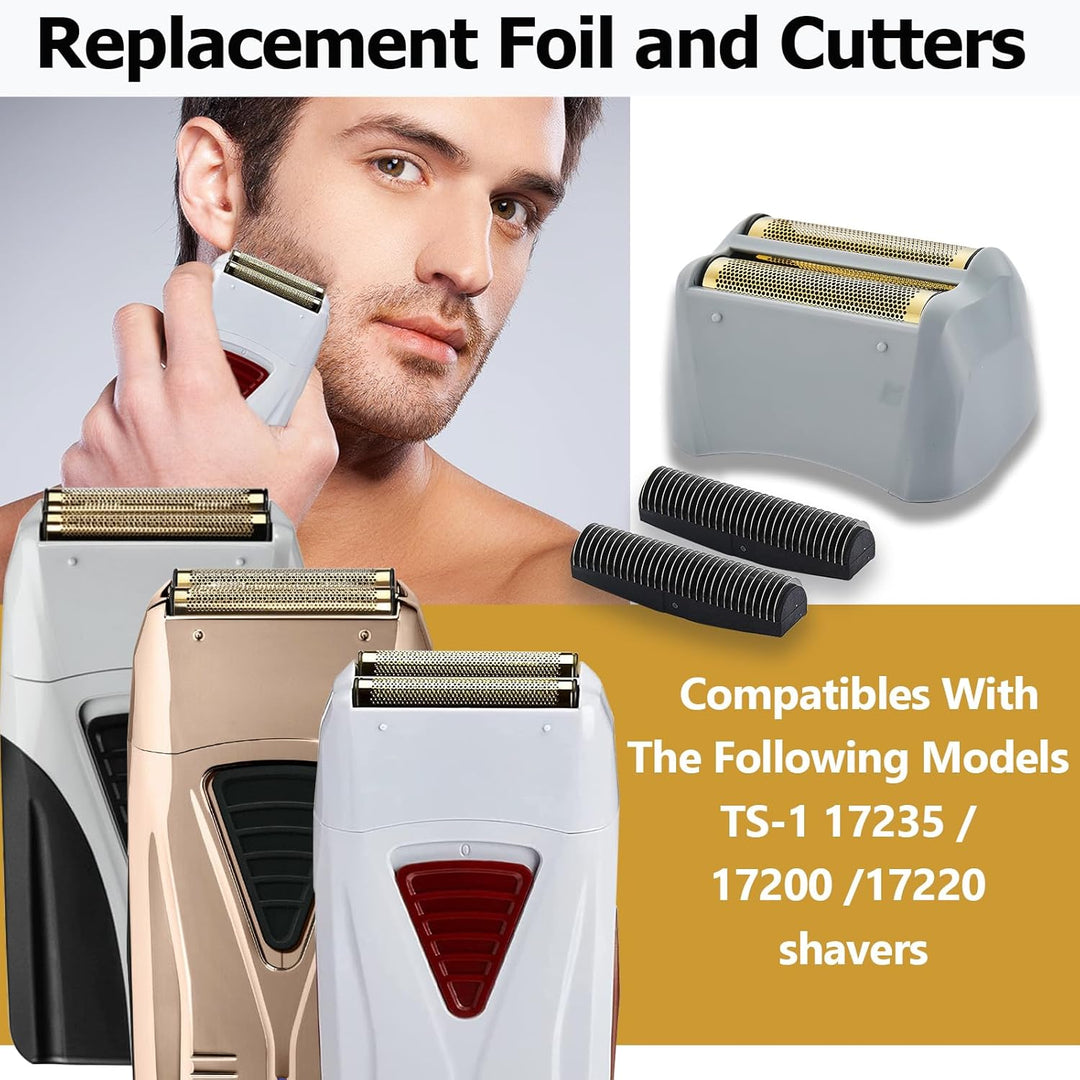 Pro Shaver Ersatzfolie und -schneider, kompatibel mit Andis 17150 (TS-1)/17155/17200, ProFoil Lithiu