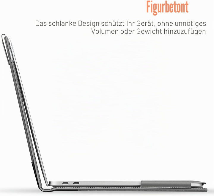 Fintie Hülle Kompatibel mit MacBook Air 13.6 (2026-2022 M5 M4 M3 M2), MacBook Air 13 (2020-2018 M1)