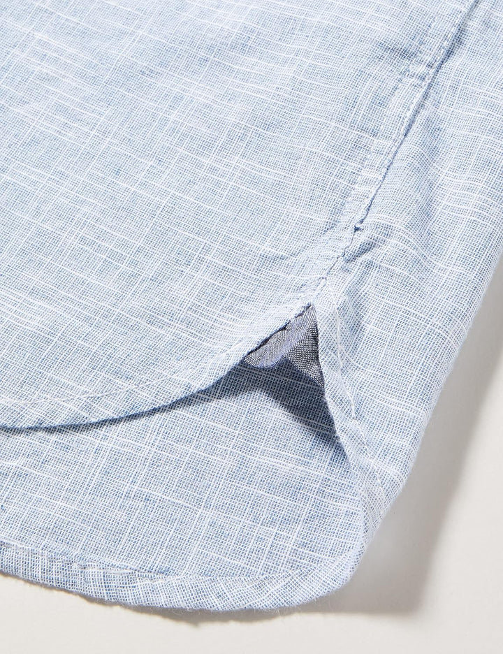 MUSTANG Herren Style Clemens Fil Stand Klassisches Hemd XL Faded Denim 5124, XL Faded Denim 5124