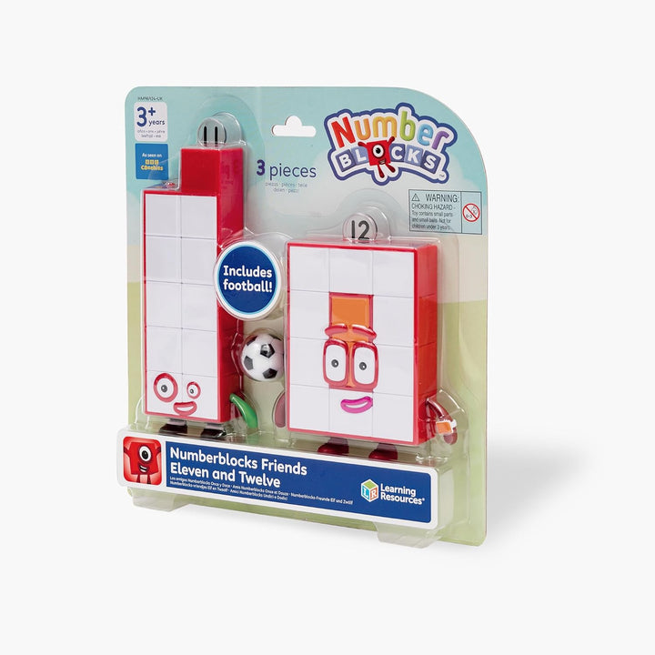Learning Resources Numberblocks Elf und Zwölf Figurenset, Lernspielzeug, Mathe, Zählen, Fantasievoll