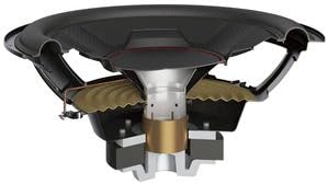 Pioneer TS-WX306T Bassreflex-Subwoofer im Röhrengehäuse, Bassröhre mit 1300 W Maximalleistung, 30 cm