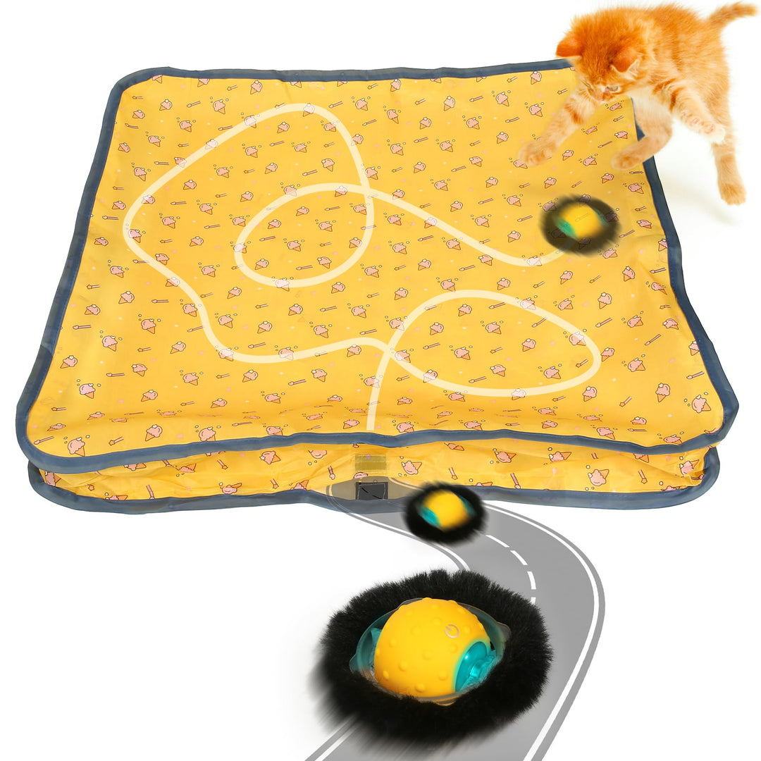 Interaktives Katzenspielzeug Selbstbeschäftigung, Leises Elektrisch Spielzeug Katzen Für Erwachsene