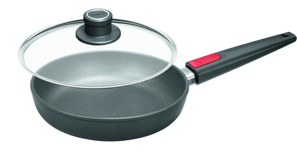 Woll Nowo Titanium Gusstopf mit hoher Rand, mit abnehmbarem Stiel, Verschiedene Modelle 24cmxinklusi