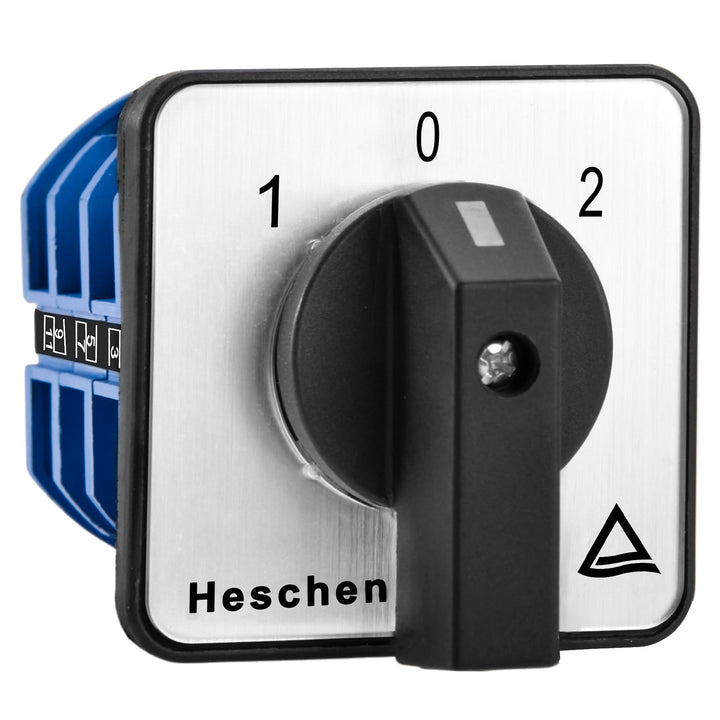 Heschen Universal-Rotationsschalter SZW26-63/D303.3, 660V 63A, Ein-/Aus-Schalter, 3 Phasen, 12 Klemm