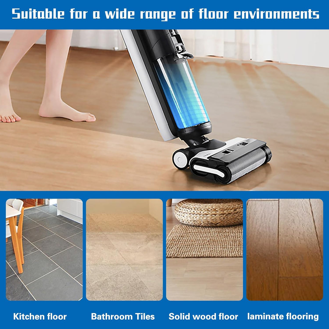 Ersatzbürstenwalze und Filter Geeignet für Tineco Floor One S5 Combo Nass- und Trockensauger 2 Bürst