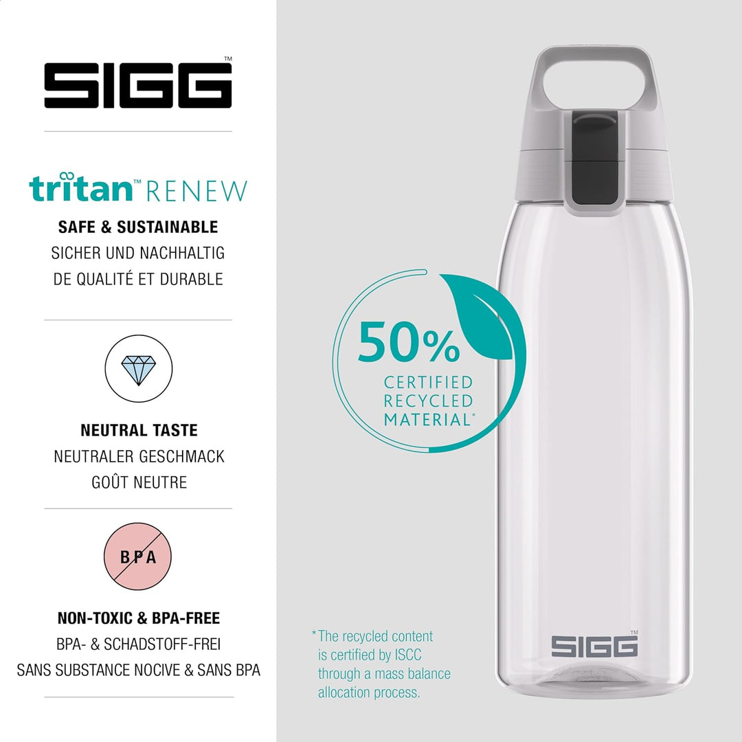 SIGG - Tritan Trinkflasche - Total Color ONE ONE - Für Kohlensäurehaltige Getränke Geeignet - Spülma