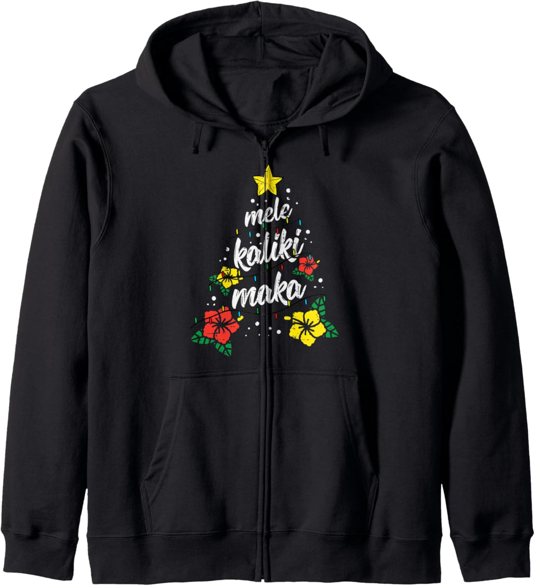 Mele Kalikimaka Pyjama, Merry Christmas, Hawaii, Sommer, Weihnachten Kapuzenjacke