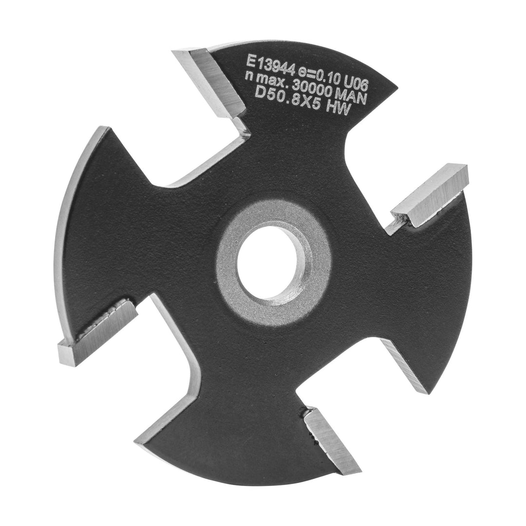 ENT 13944 Scheibennutfräser HW, Schaft (S) 8 mm, Durchmesser (D) 50,8 mm, NL 5 mm, Z4 D=50,8 / NL=5,