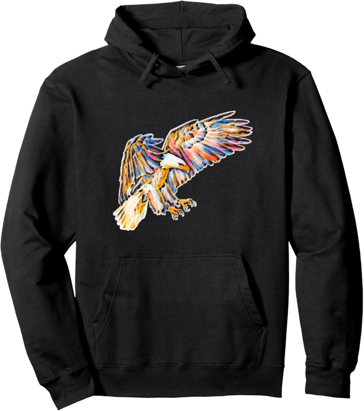 Adler Raubvogel Vögel Krallen Schnabel Pullover Hoodie