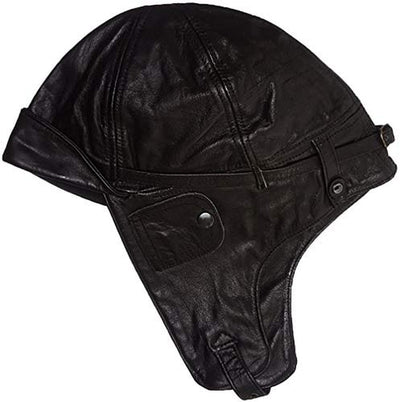 FLIGHT LEATHER HOOD BLACK GR.M/57-58 Schwarz, GR.M/57-58 Schwarz