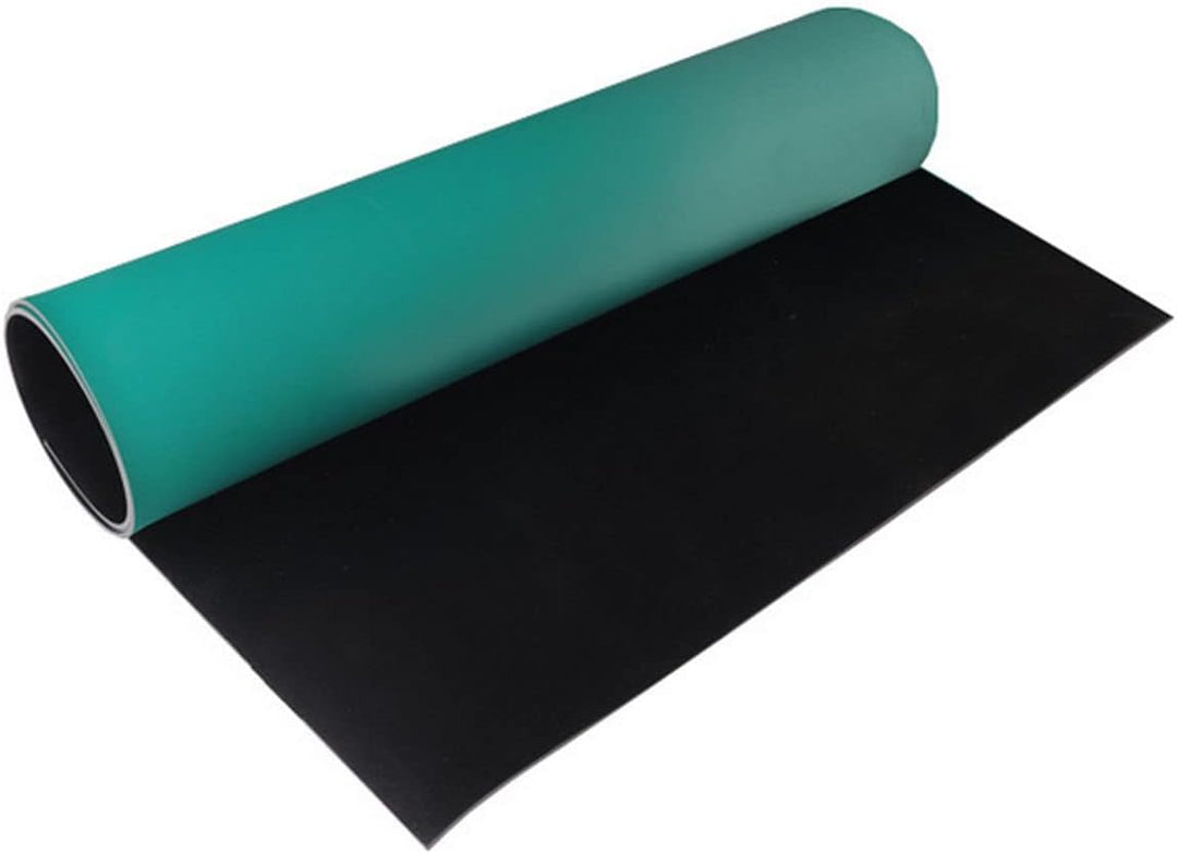 uyoyous Antistatik-Matte Lötmatte ESD Matte 100 x 60 cm Antistatische Arbeitsmatte Tischmatte Rutsch