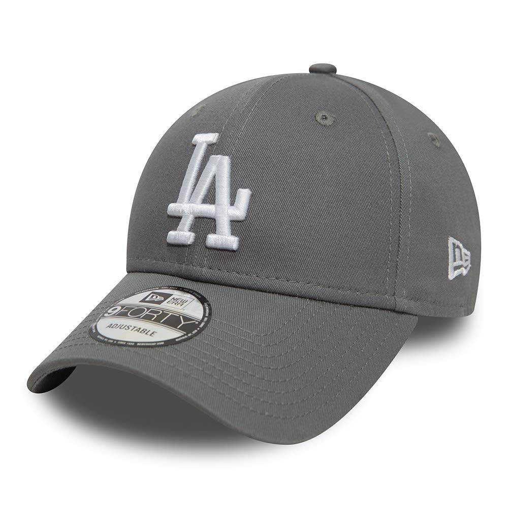 New Era Los Angeles Dodgers League Essential Grey 9Forty Cap - One-Size