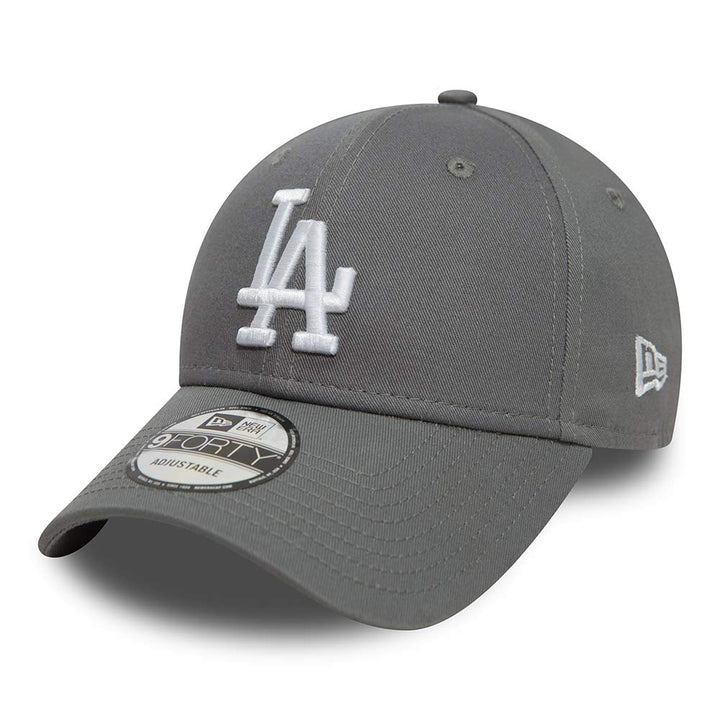 New Era Los Angeles Dodgers League Essential Grey 9Forty Cap - One-Size