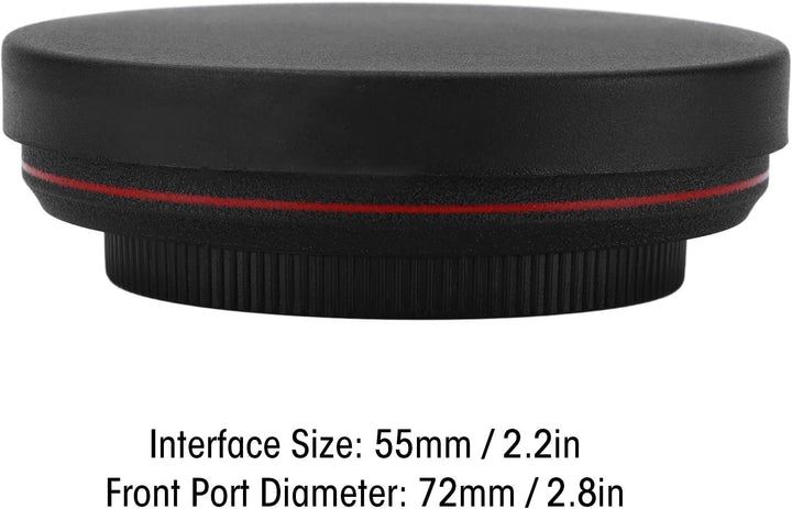 Zunate Weitwinkel-Objektivfilter, 55 Mm 0,45X Ultra Slim Weitwinkel-Objektivfilter, für Durchmesser