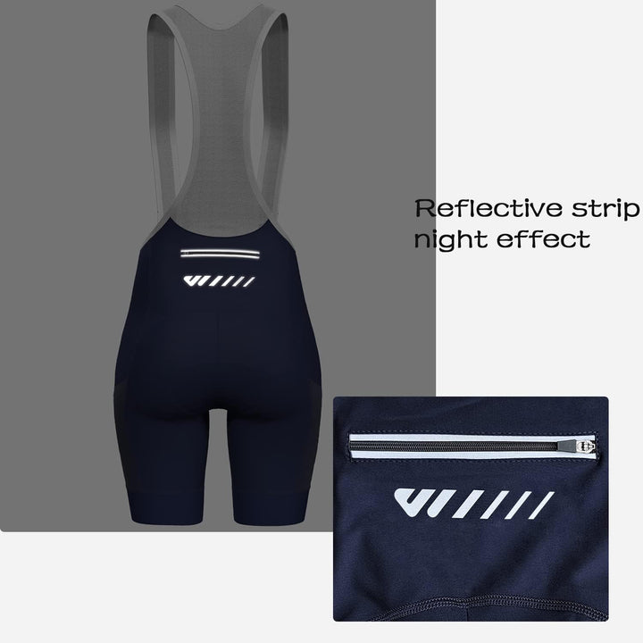 Lo.gas Fahrradhose Damen Gepolstert Mit TräGer Fahrrad TräGerhose Damen Bib Shorts Fahrradhose Schne