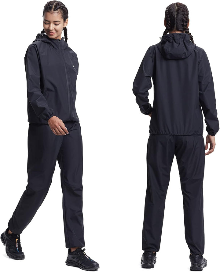HOTSUIT Schwitzanzug Damen, Saunaanzug für Frauen Gewichtsverlust Fetttraining Frauen Sweatshirt Top