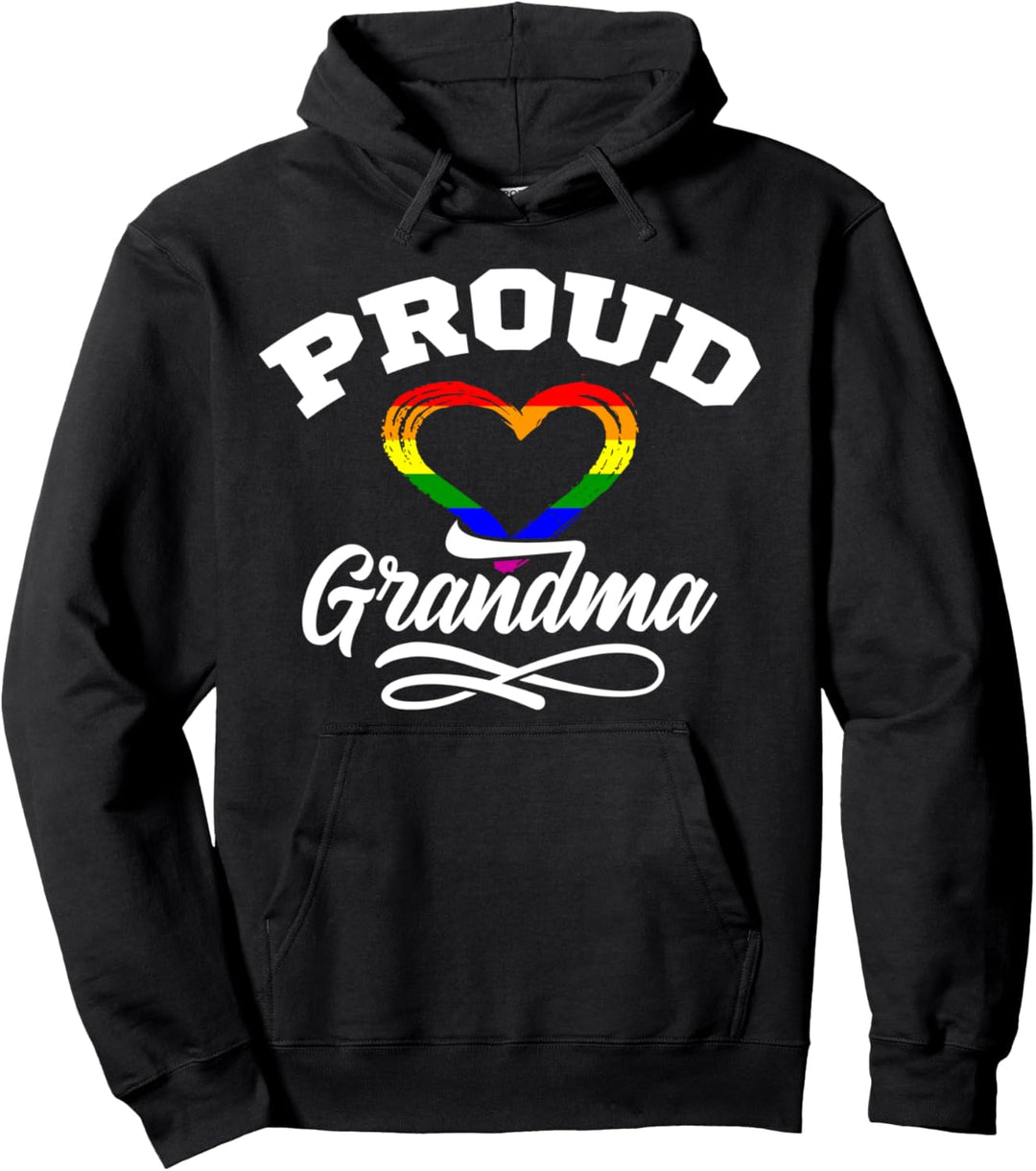 STOLZE OMA LGBT Pride Gay Pride Month LGBTQ Flagge Pullover Hoodie