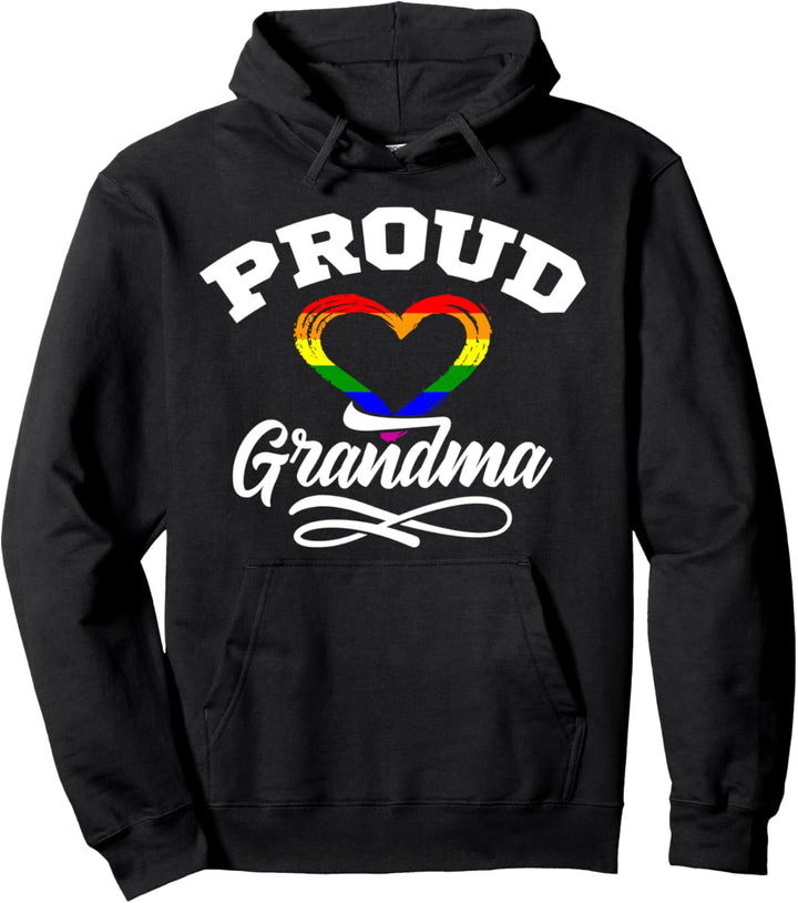 STOLZE OMA LGBT Pride Gay Pride Month LGBTQ Flagge Pullover Hoodie