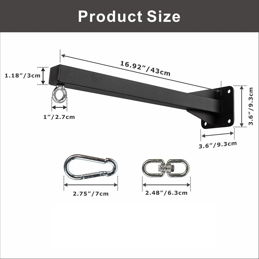 YZZHAJ Wandhalterung Heavy Bag Hanger, Boxsack Wandhalterung Heavy Duty Boxsack Aufhänger Kickboxsac