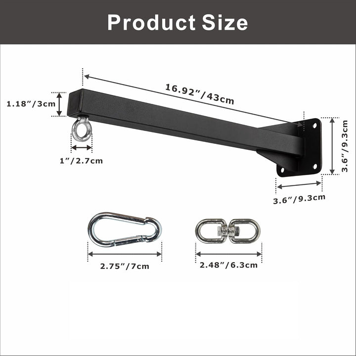 YZZHAJ Wandhalterung Heavy Bag Hanger, Boxsack Wandhalterung Heavy Duty Boxsack Aufhänger Kickboxsac