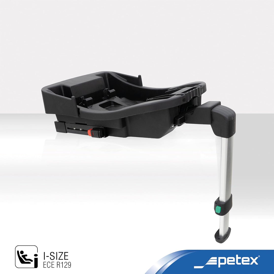 PETEX i-Size ISOFIX Basisstation passend für Babyschale/Autositz in schwarz, 1 Stück