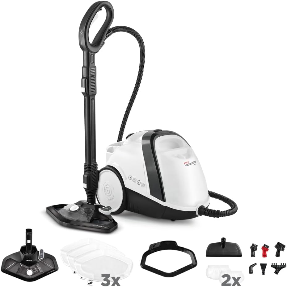 Polti Vaporetto Smart 120, Dampfreiniger mit Hochdruckheizkessel, 4 Bar, tötet und beseitigt 99,99%*