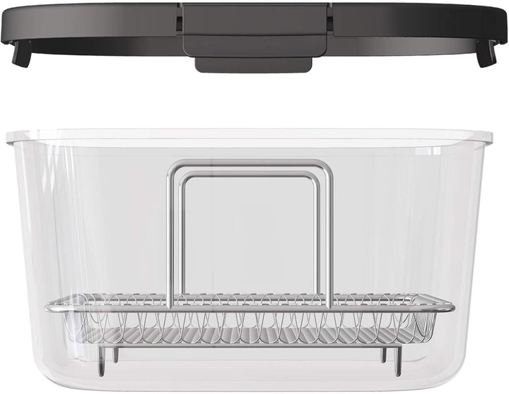 TurboTronic Heissluftfritteuse 6 L - AFG6-1600 W Glas Airfryer – Digitale Heissluft Fritteuse 50–180