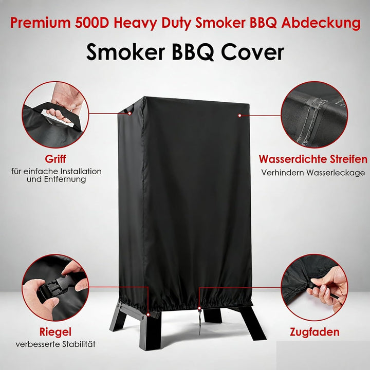 Smoker BBQ Abdeckung, 500D Heavy Duty Smoker Cover für Masterbuilt Digital Smoker mit Griffen, wasse