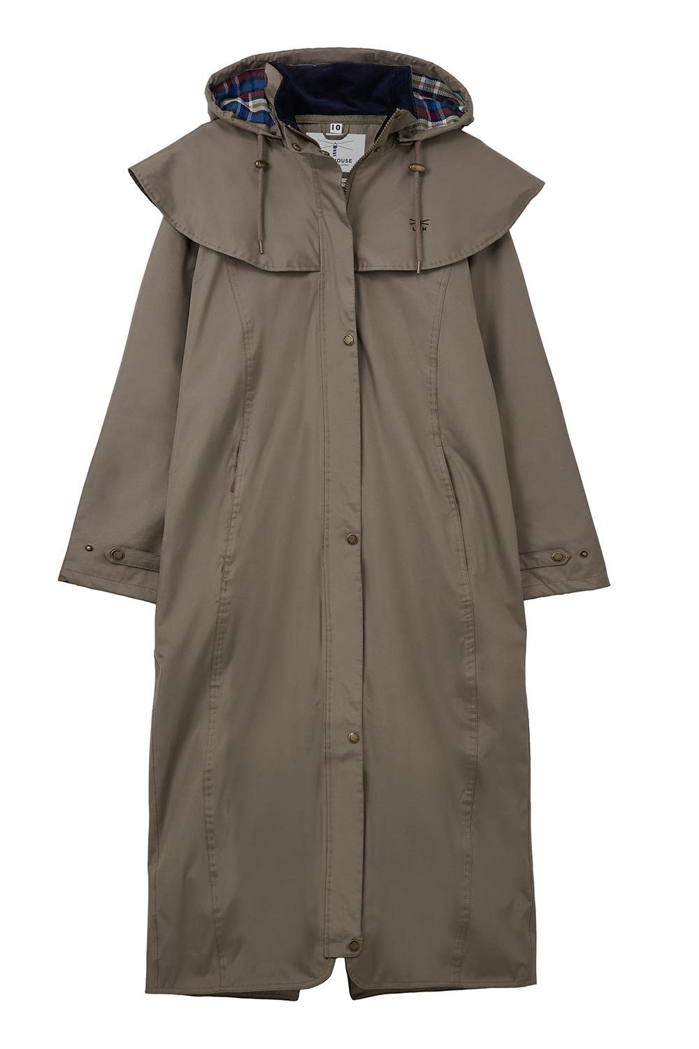 Lighthouse Outback - Damen Regenmantel - lang - wasserdicht 40 beige, 40 Fawn