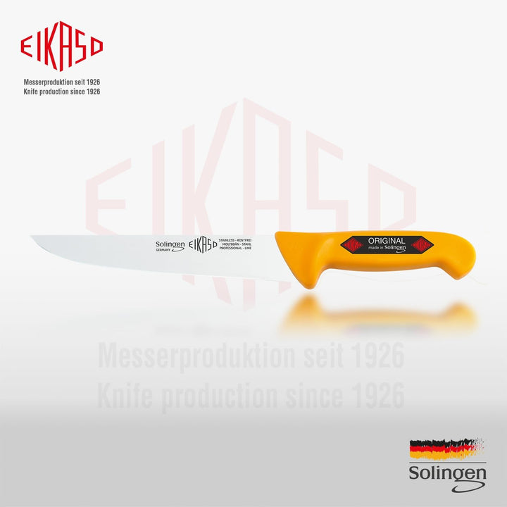 EIKASO Solingen Germany Stechmesser 18cm Klinge aus Molybdänstahl 1.4116 rutschfester ergonomischer