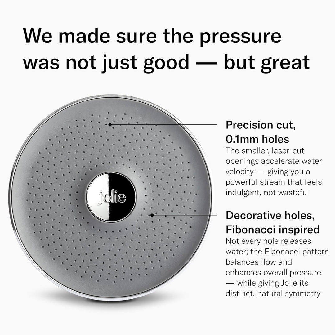 The Julie Duschkopf mit Duschwasserfiltersystem, Hochdruck-Duschkopf, Haar- und Hautpflegezubehör zu