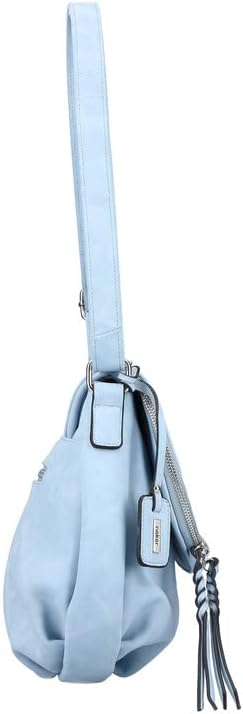 Rieker Damen H1117 Umhängetasche Blau, Blau