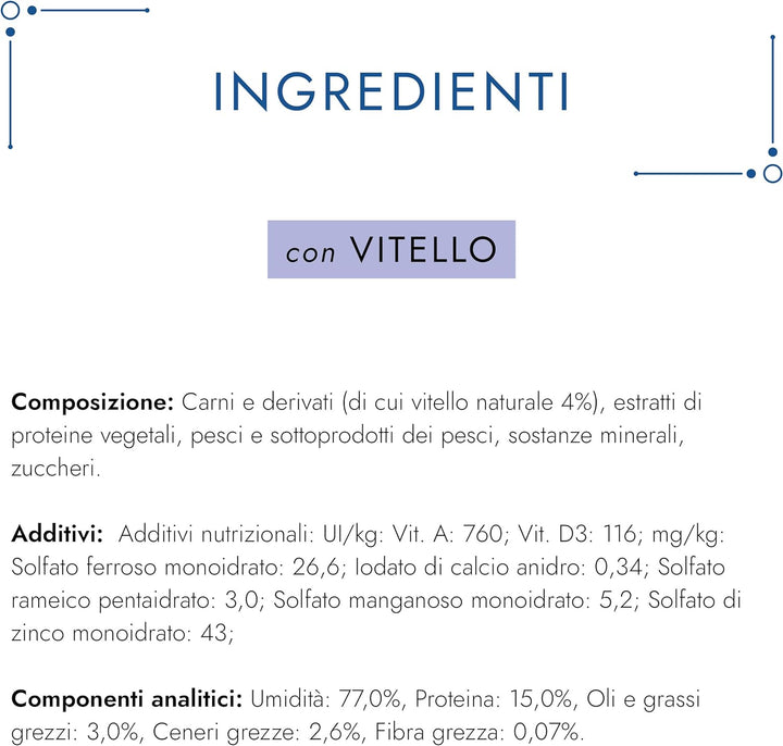 PURINA GOURMET DIAMANT Feuchtigkeitskatzen-Schnuller, mit Kalbsleder, 24 Dosen à 85 g (Packungsgröss