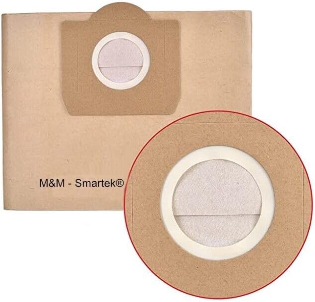Papier-Filter-Tüten wie 6.959-130.0 passend für KÄRCHER WD2, WD3, MV2, MV3, A2054, A2201, etc. aus d