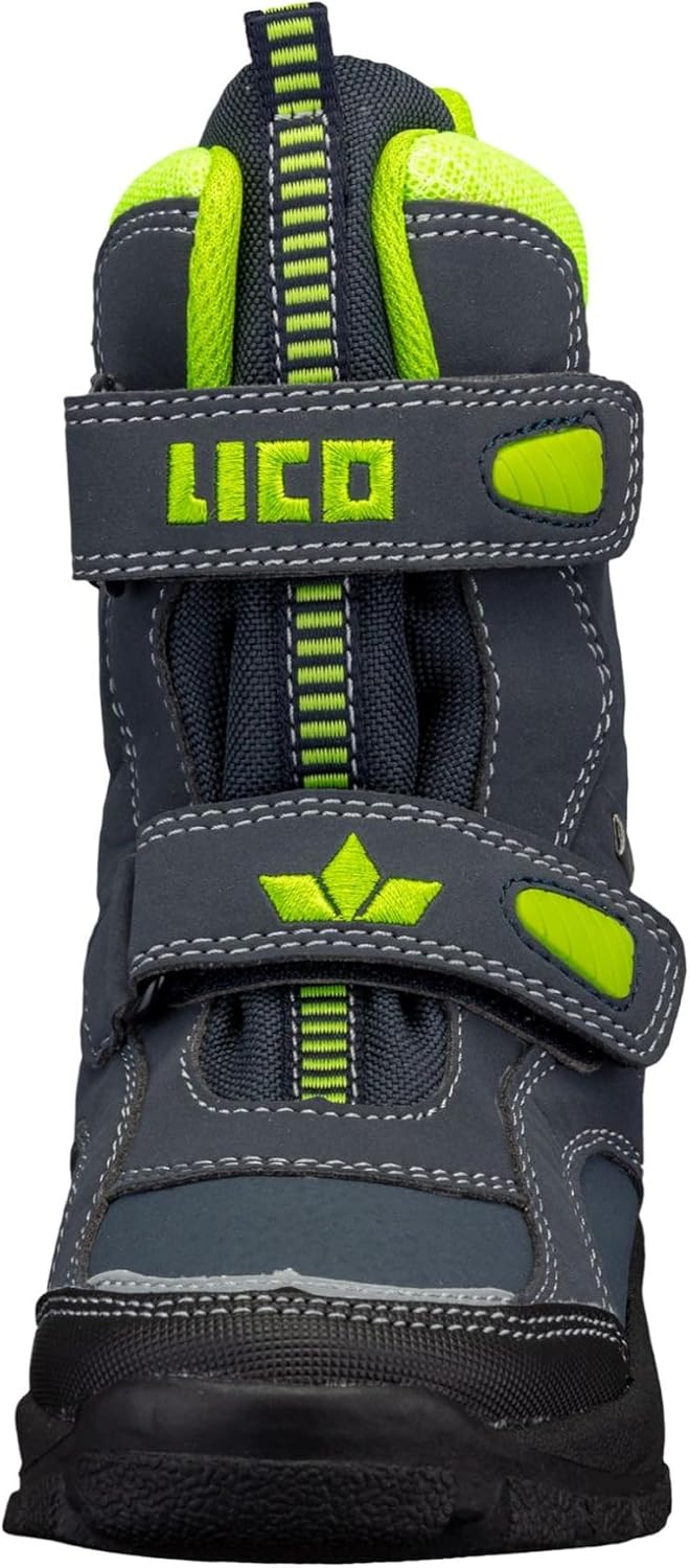 Lico Jungen Samuel V Schneestiefel 25 EU Marine Schwarz Lemon, 25 EU Marine Schwarz Lemon