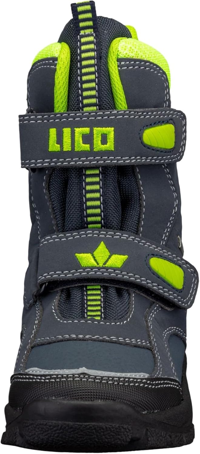 Lico Jungen Samuel V Schneestiefel 30 EU Marine Schwarz Lemon, 30 EU Marine Schwarz Lemon