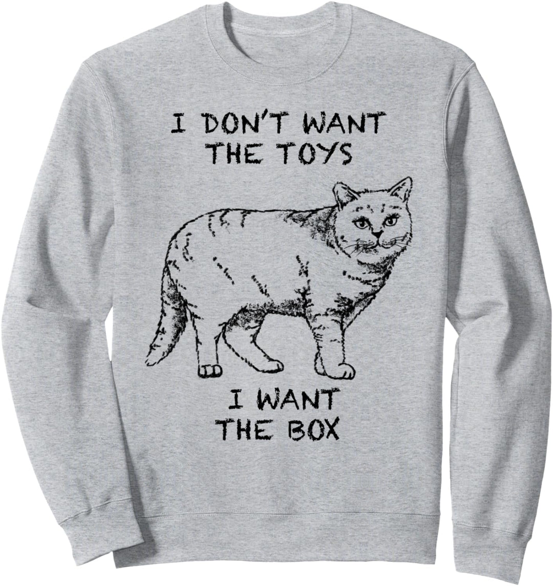 Britisch Kurzhaar Katze Zitat Hand gezeichnete Kunst Sweatshirt