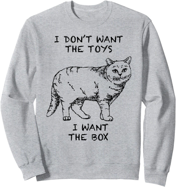 Britisch Kurzhaar Katze Zitat Hand gezeichnete Kunst Sweatshirt