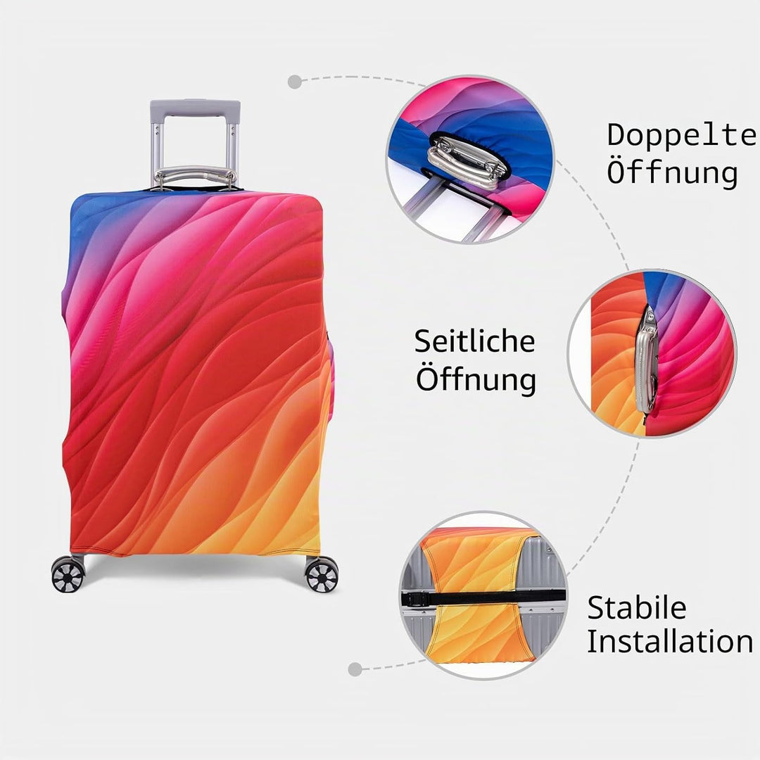 OrgaWise Kofferhülle Luggage Cover Gepäck Cover Gepäckabdeckung for Travel Luggage Schutzhülle Koffe