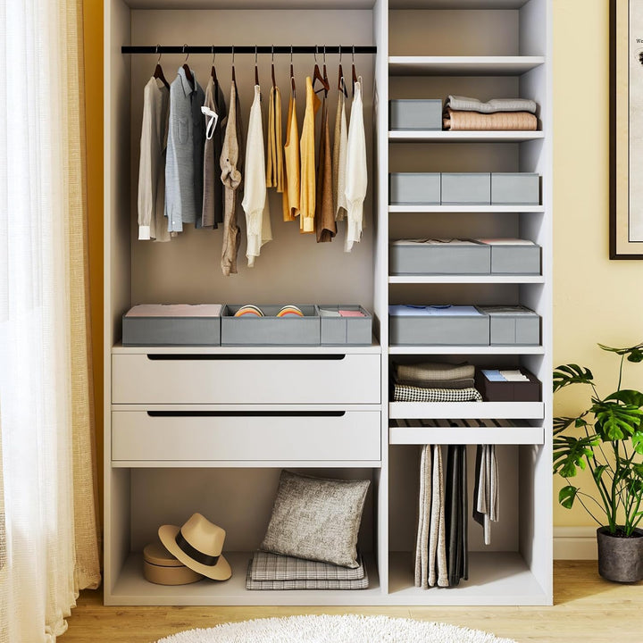 Kleiderschrank Schubladen Organizer - 15er Set Unterwäsche Organizer Aufbewahrung Hemnes Kommode, St