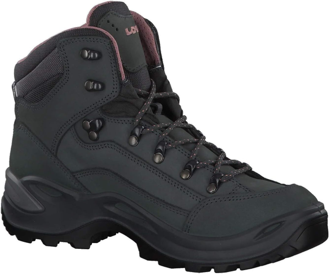 LOWA Renegade GTX MID Ws Damen Wanderstiefel Trekkingschuh Outdoor Goretex 320945 38 EU Graphit Rose