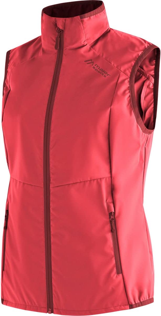 Maier Sports W Brims Vest 42 Bluemelon Red - Sun-dried Tomato, 42 Bluemelon Red - Sun-dried Tomato