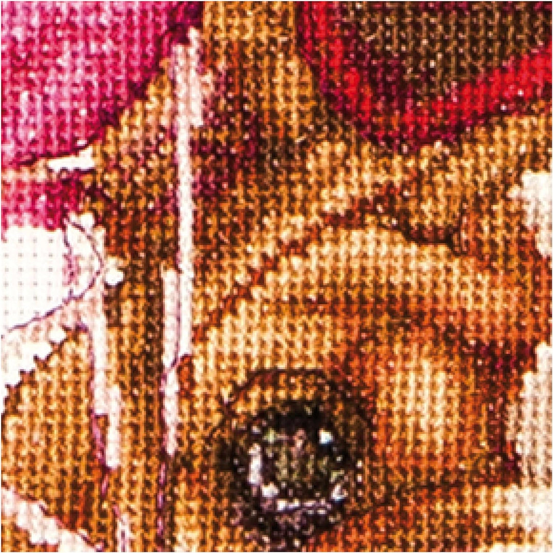 Thea Gouverneur - Kreuzstich-Set - Valentine elpe - Aida - 16 Count - Für Erwachsene - 739A 12"-by-1