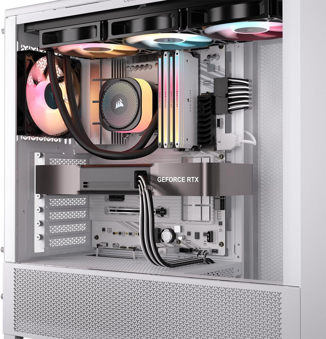 Corsair Elite Premium Typ 4 Einzeln Ummantelte 2x 8-Pin zu PCIe 12V-2x6 600W PSU-Kabel – Dreilagiges
