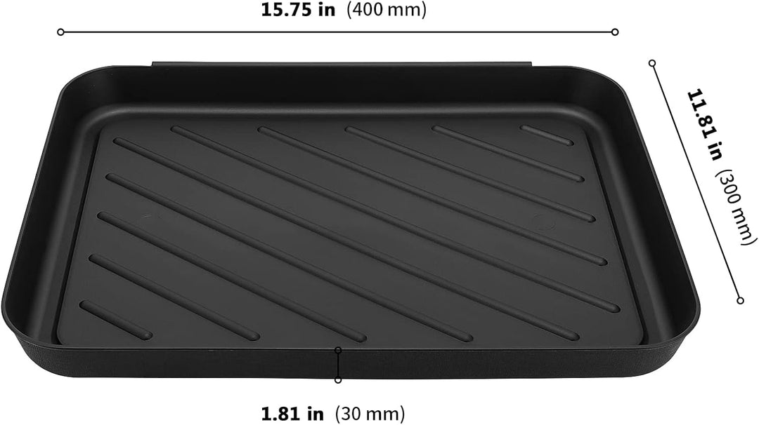 3 Stück Schuhabtropfschale, 40x30x3cm Schuhwanne Bodenschoner grosse Schuhmattenablagen, Schuhabtrop