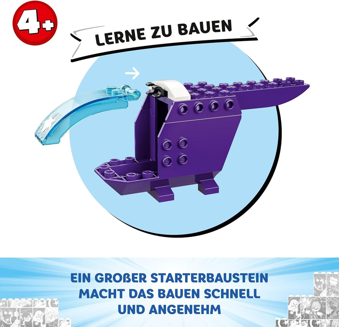LEGO Marvel Das Hauptquartier von Spideys Team, Spider-Man-Spielzeug mit Fahrzeug und Mech, Geschenk