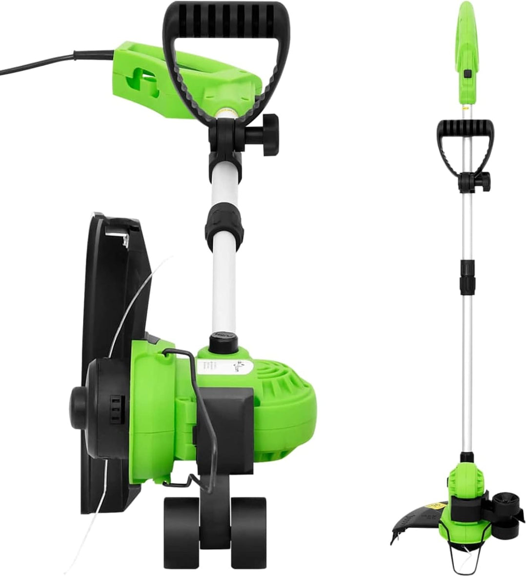 Elektro-Rasentrimmer 550 W Teleskopstiel 29 cm Schnittbreite für Rasenkanten und schwer zugängliche