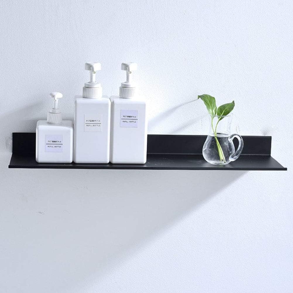 An der Wand montiert Schwimmend Metall Regale Ledge, Schwarz Badezimmer Regal Wandhalterung Regale P